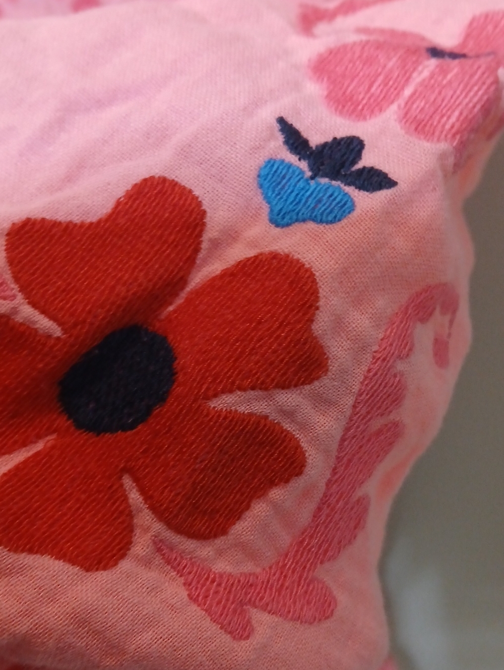 Old Navy Long-Sleeve Double-Weave Embroidered Swing Dress for Girls. Sz 10/12 - Picture 12 of 12